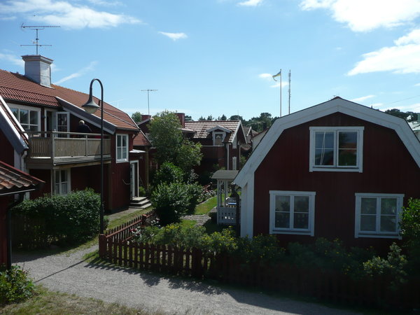 Houses in Sandhamn Island