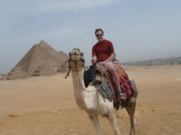 Camel ride at Giza