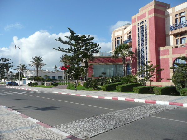 Hotel on Essaouira beach