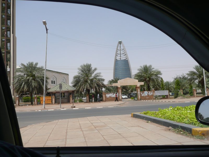 A car drive in Khartoum