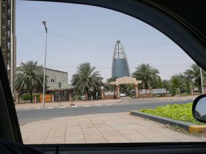 A car drive in Khartoum