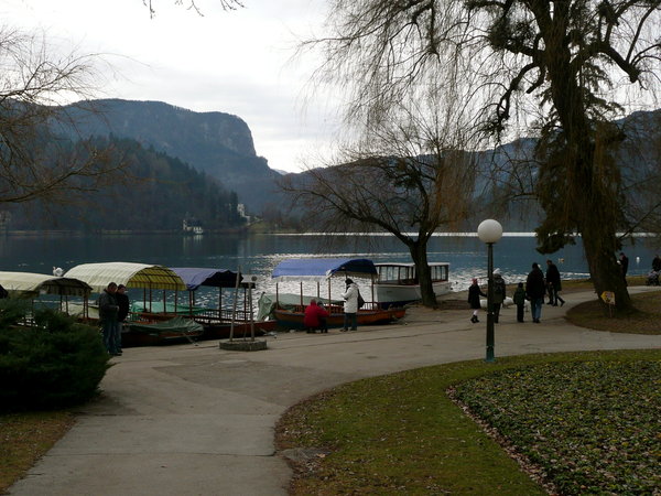 Lake Bled in winter