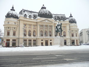 Central Bucharest in winter