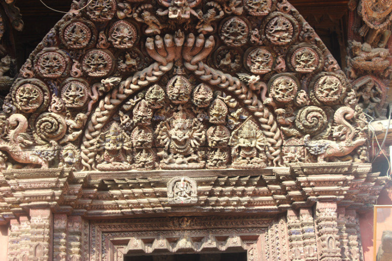 Detail of carvings