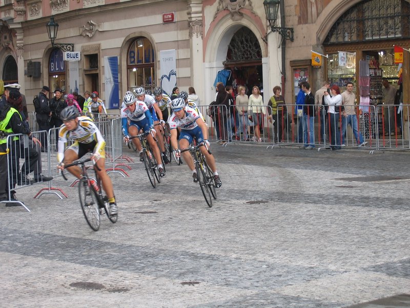 Bike race, Prague