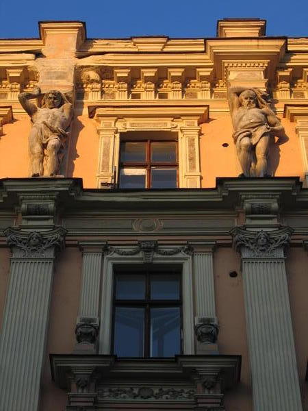 Art Nouveau in the afternoon sun, Riga
