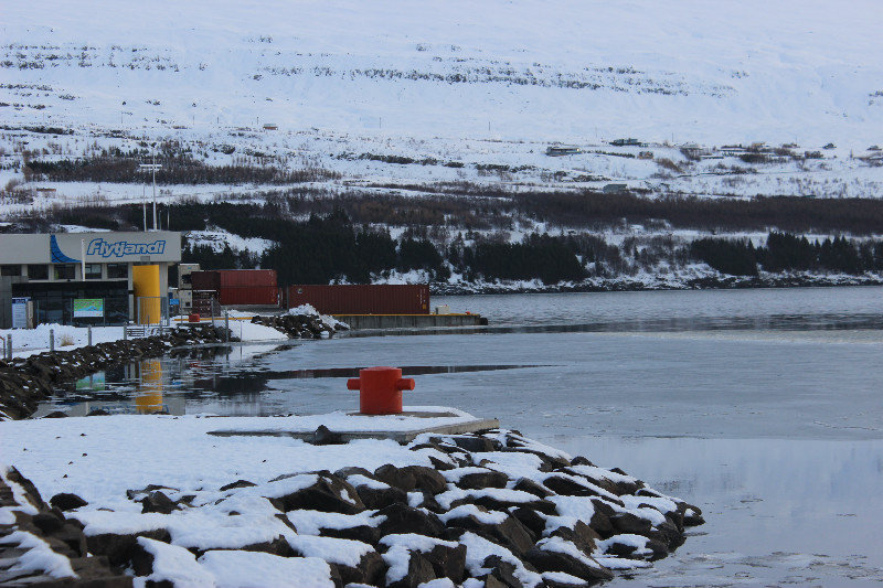 Akureyri by the water