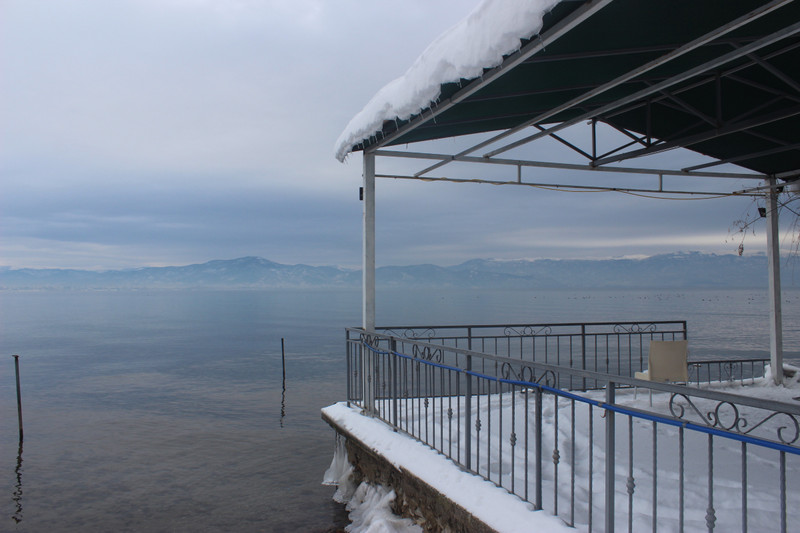 Patio on Lake Ohrid