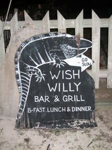 Wish Willy's, the best food on the island