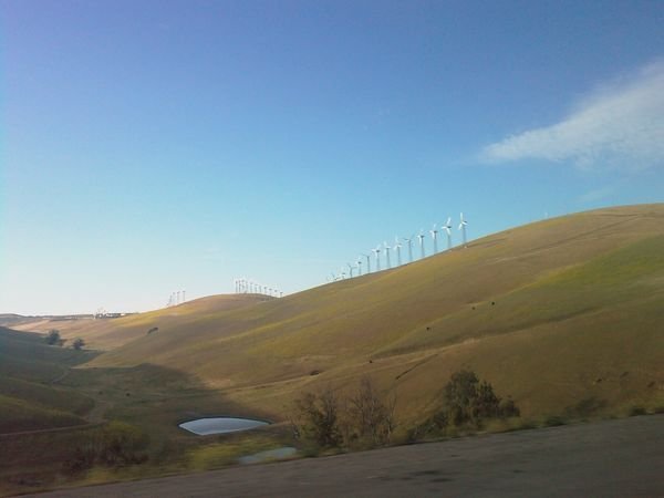 A small part of the wind farm