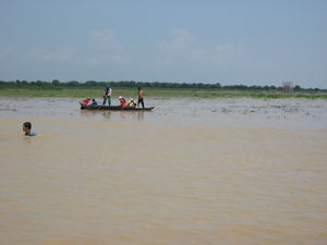 Various Forms of Transportation in Tonle Sap Lake