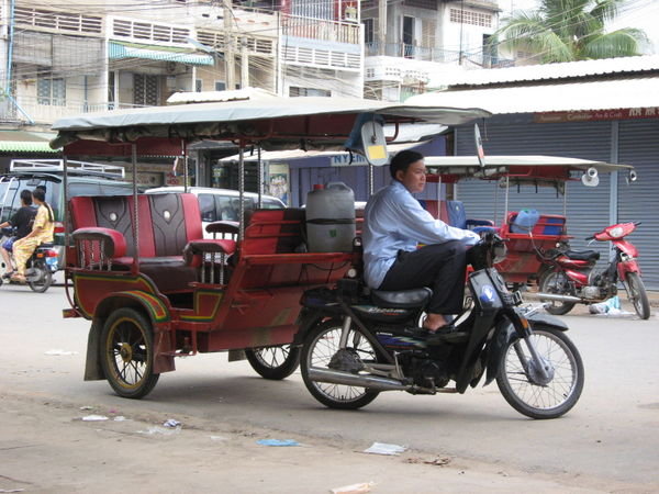 A Common Means of Transportation in Cambodia - the TukTuk