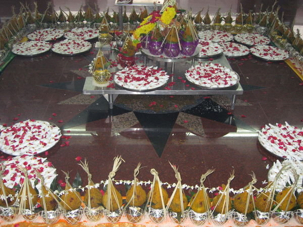 Offerings at Sri Mahamariamman Temple