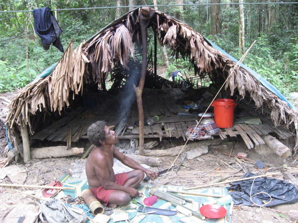 A member of the Orang Asli (Original People) 