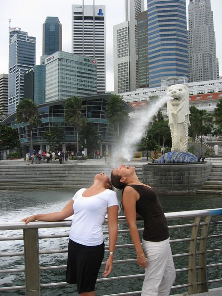 Recreating the Herbal Essence commercial with Merlion