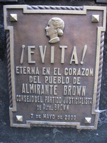 Evita's final resting place: Recoleta Cemetary