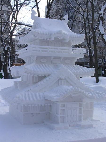 Snow Festival sculpture