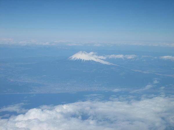 Mt. Fuji from our plane