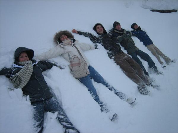 The snowbanks of Otaru