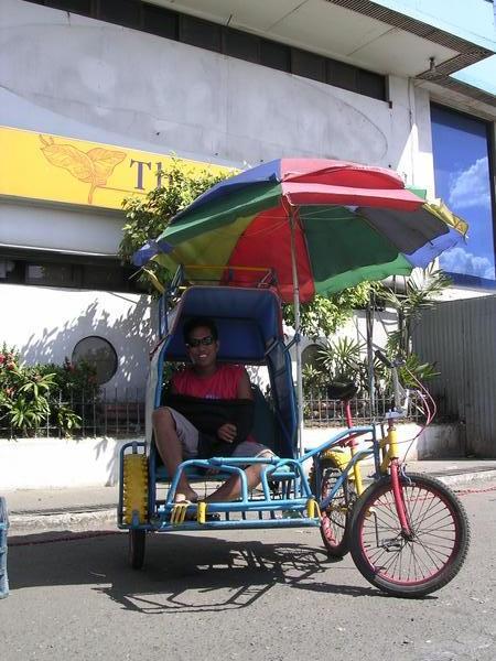 The cheapest form of public transportation... "tricycles"!