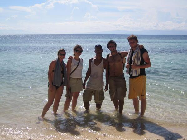 Casey, Me, Charlie (or driver on Siquijor), Mischa, and Ryan