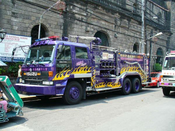 Manila's flashy firetrucks