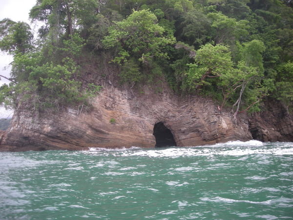 One of the caves at Ballena