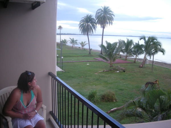 Our balcony in Nadi