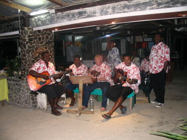 Evening sing-song at Coral View