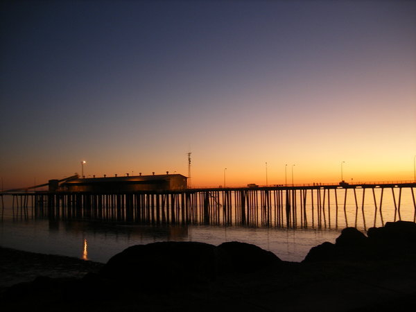 Derby Jetty at Sunset