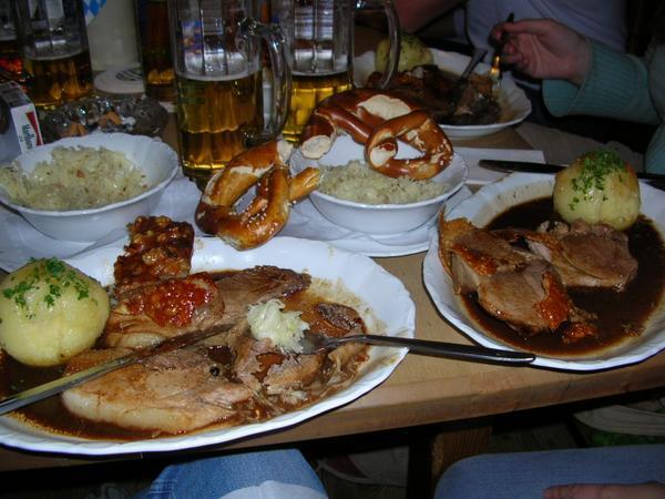 our big german meal