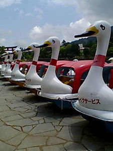 Swan Boats on Lake Chuzenji