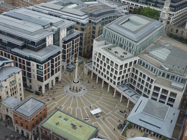 Looking down from St Pauls