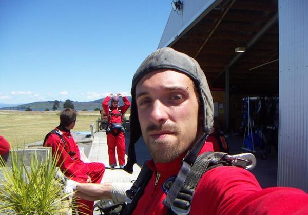 Me about to skydive