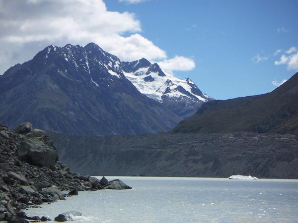 Tasman Lake and Glacier
