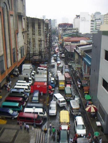 Just your everyday busy Manila street