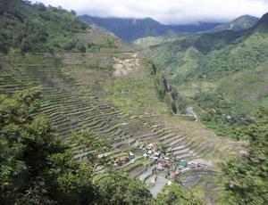 Final photo of the Batad amphitheatre Rice Terraces