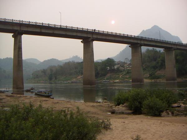 Nong Khiaw from the river beach