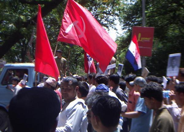 More mini-demonstrations in Kathmandu