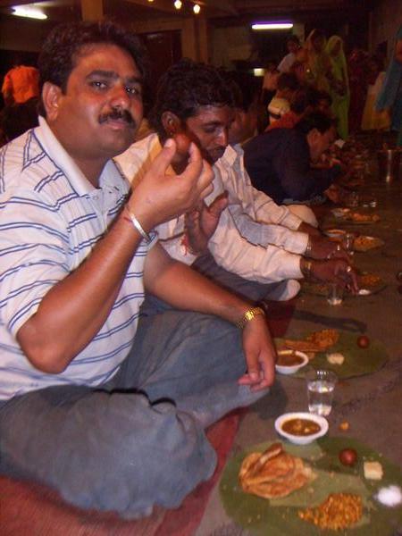 Dinner time for Bharat and co...