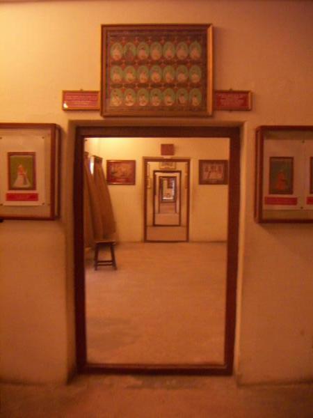 looong corridors in City Palace, Udaipur