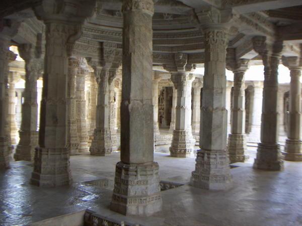 Inside Ranakpur Temple