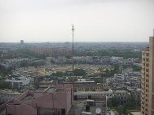 View over Connaught Place from the revolving restaurant