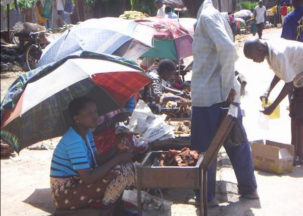 Street stalls in Malindi