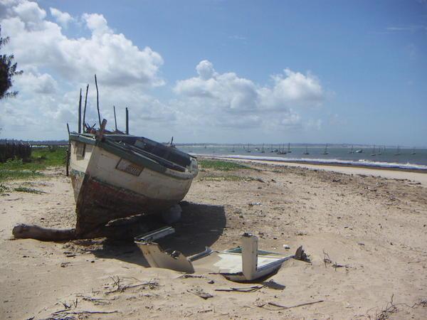 Boat on Malindi coast