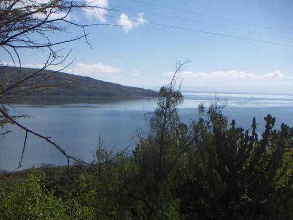 Lake Naivasha view while cycling