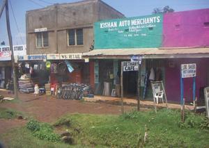 Typical small Kenyan town