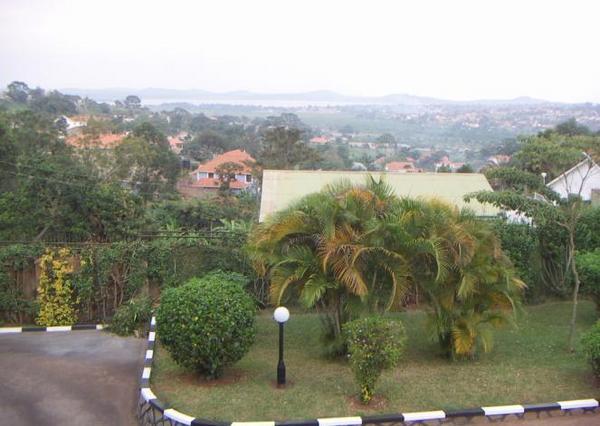 View from the girl's house over to Lake Victoria