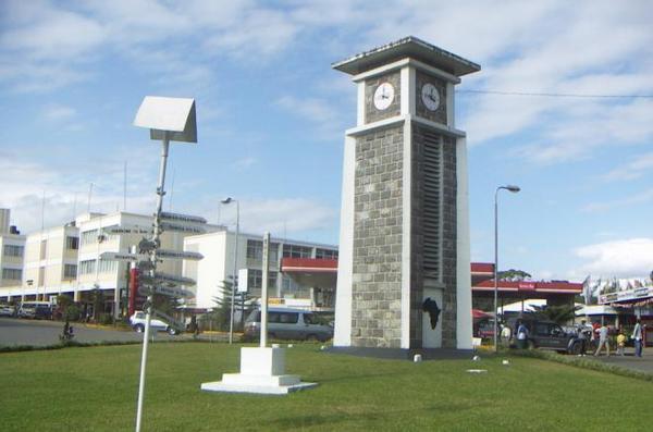 Arusha - the CocaCola clock