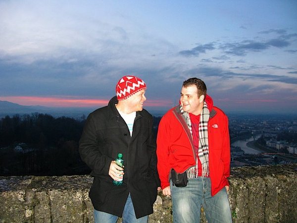 Me and Matt Atop the Salisburg Fortress